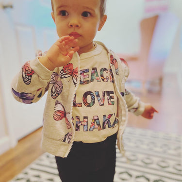 Peace Love Shaka Tropical Organic Tee